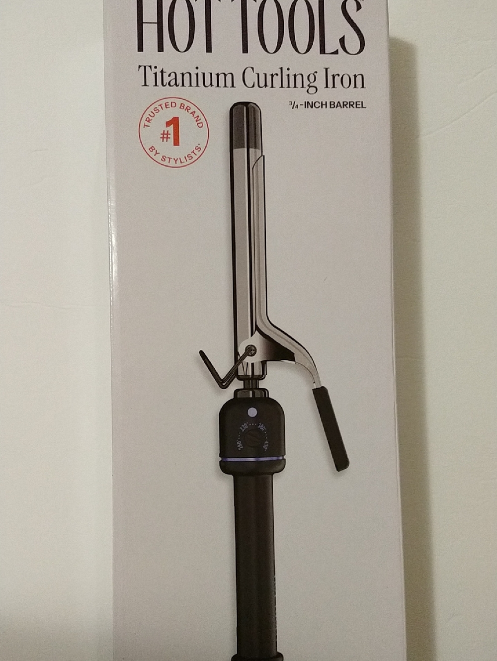 Hot Tools Titanium Curling Iron - 3/4 Inch Barrel